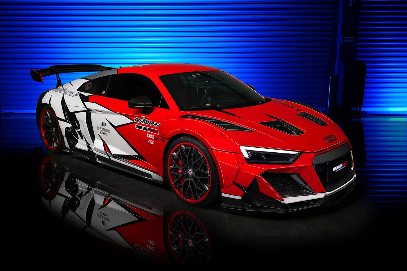 2016 - 2018 Audi R8 Coupe/Spyder iMPII Carbon Fiber Side Skirts Add on